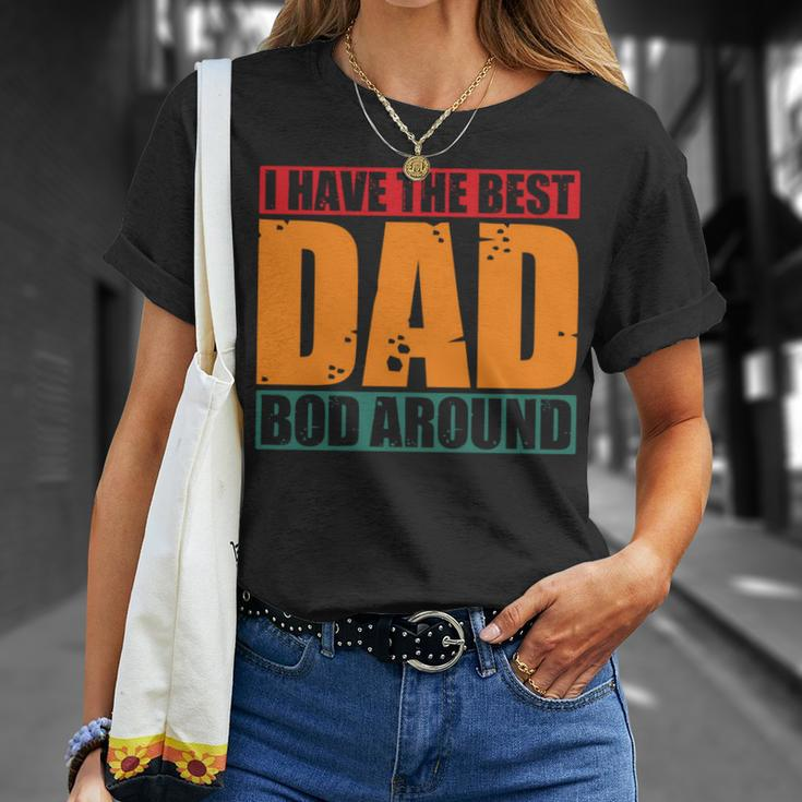 Ich Habe Den Besten Papa Bod Rund Um Father's Dayintage T-Shirt Geschenke für Sie