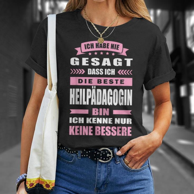 Ich Habe Nie Gesagt Dass Ich Die Beste Heilpädagogin Bin German Langu T-Shirt Geschenke für Sie