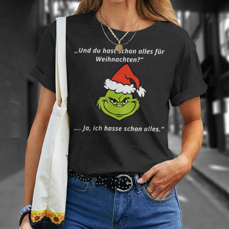 Ich Hasse Weihnachten Lustiger Spruch Black S T-Shirt Geschenke für Sie