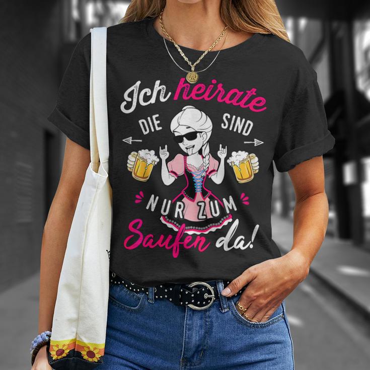 Ich Heirate Die Anderen Sind Nur Zum Saufen Hier T-Shirt Geschenke für Sie