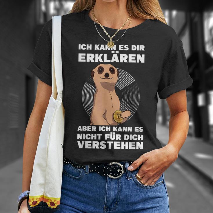 Ich Kann Es Dir Klaren Krypto Trader Miner Btc Bitcoin T-Shirt Geschenke für Sie