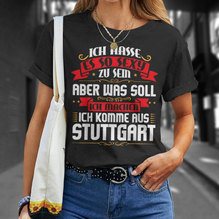 Ich Komme Aus Stuttgart Stuggi T-Shirt Geschenke für Sie