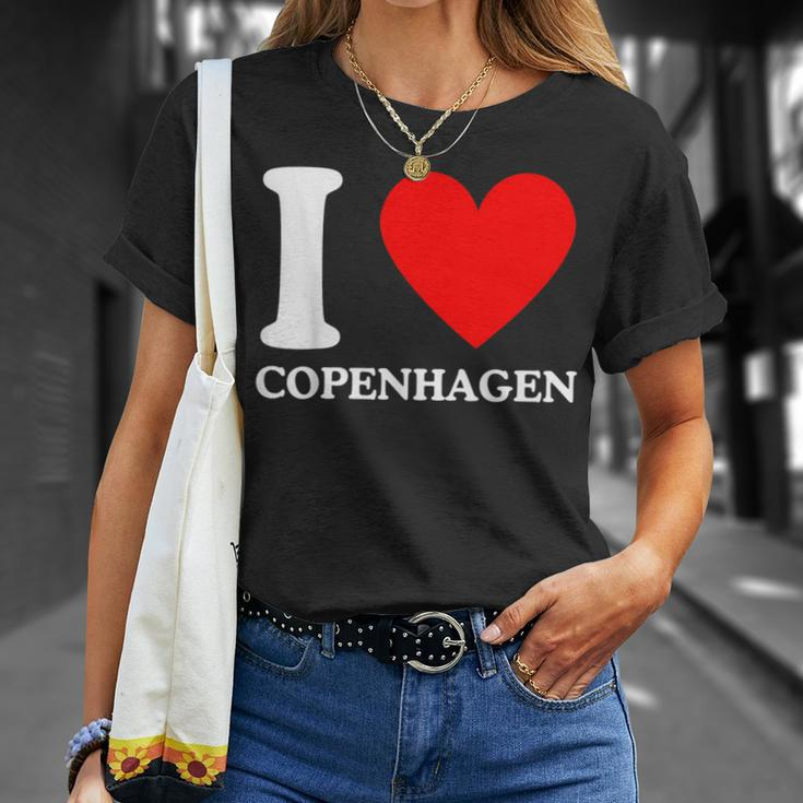 Ich Liebe Copenhagen I Heart Copenhagen T-Shirt Geschenke für Sie