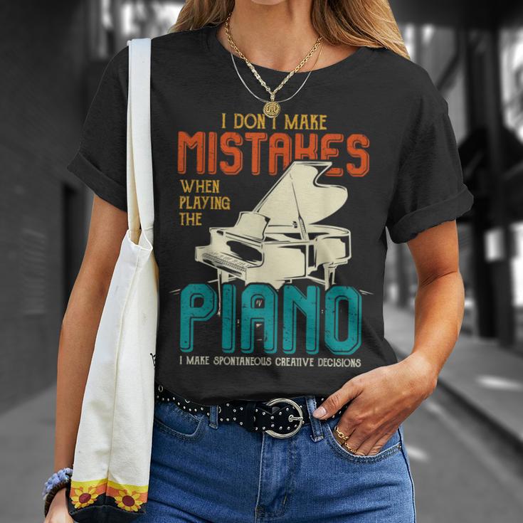 Ich Mache Keine Fehlbei Klavierspiel I'm Not Mistake T-Shirt Geschenke für Sie