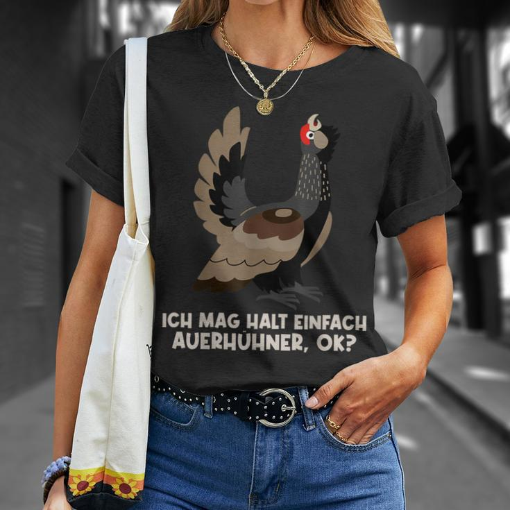 Ich Mag Halt Einfach Auerhühner Auerhuhner Auer S T-Shirt Geschenke für Sie