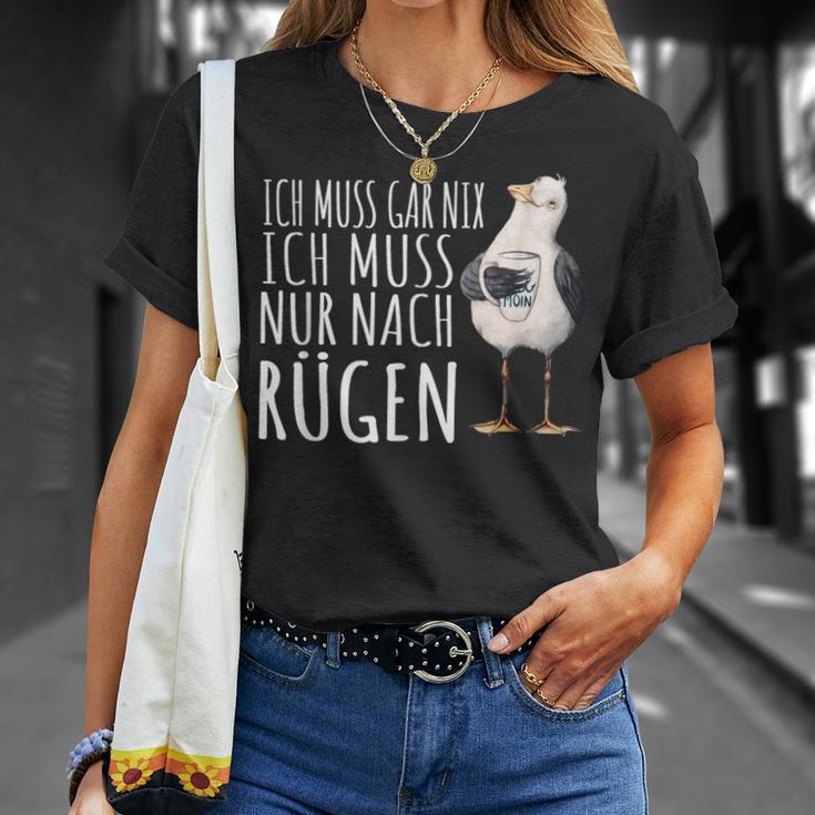 Ich Muss Nur Nach Rügen Baltic Sea Ich Muss Nur Nach Rügen T-Shirt Geschenke für Sie