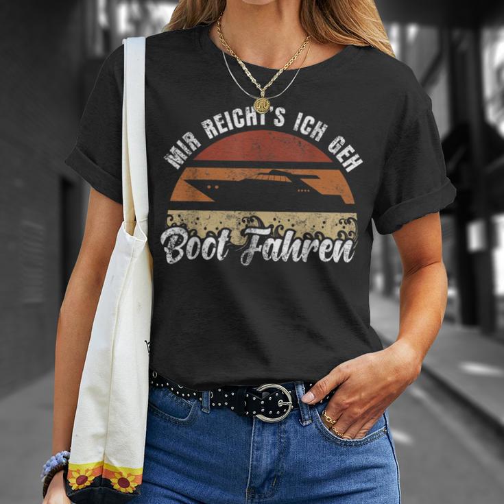 Ich Reichts Ich Geh Boot Driving Yacht Captain T-Shirt Geschenke für Sie