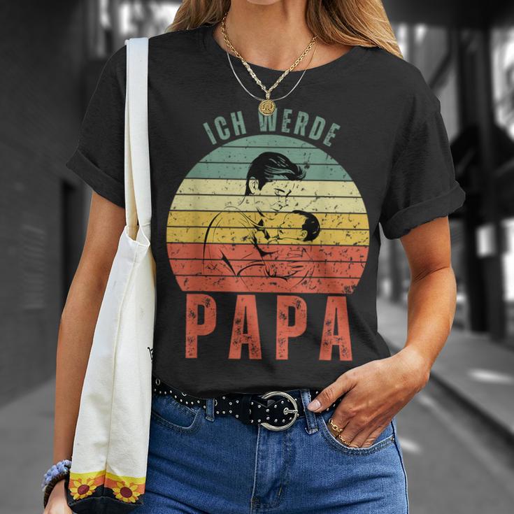 Ich Werde Papa 2024 Geschenkeen Für Werdendeater T-Shirt Geschenke für Sie