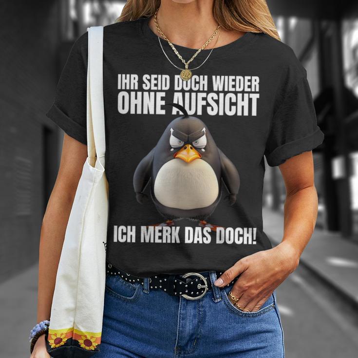 Ihr Seid Doch Wieder Ohne Supersicht T-Shirt, Schwarzes Lustiges Tee Geschenke für Sie