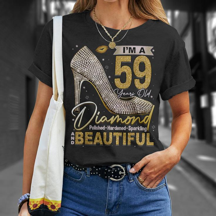 I'm A 59 Years Old Diamond 59 And Fabulous 59Th Birthday T-Shirt Gifts for Her