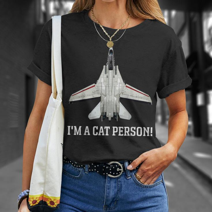 I'm A Cat Person F-14 Tomcat T-Shirt Gifts for Her
