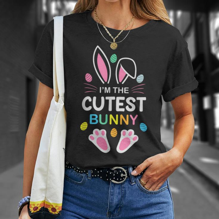 I'm The Cutest Bunny Rabbit Happy Easter Matching Family T-Shirt Gifts for Her