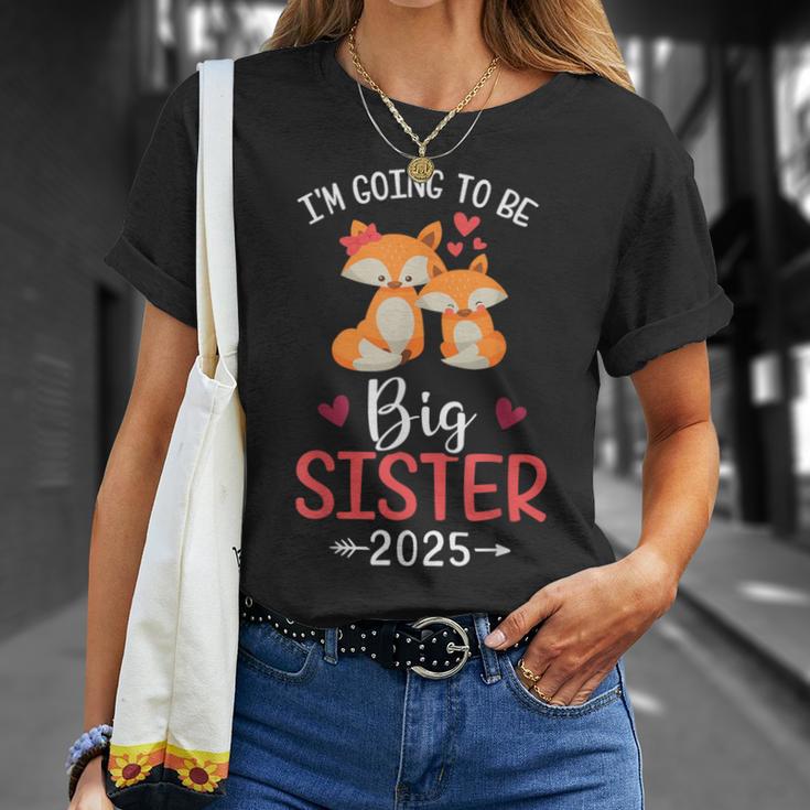 I'm Going To Be Big Sister 2025 For Baby Shower T-Shirt Gifts for Her