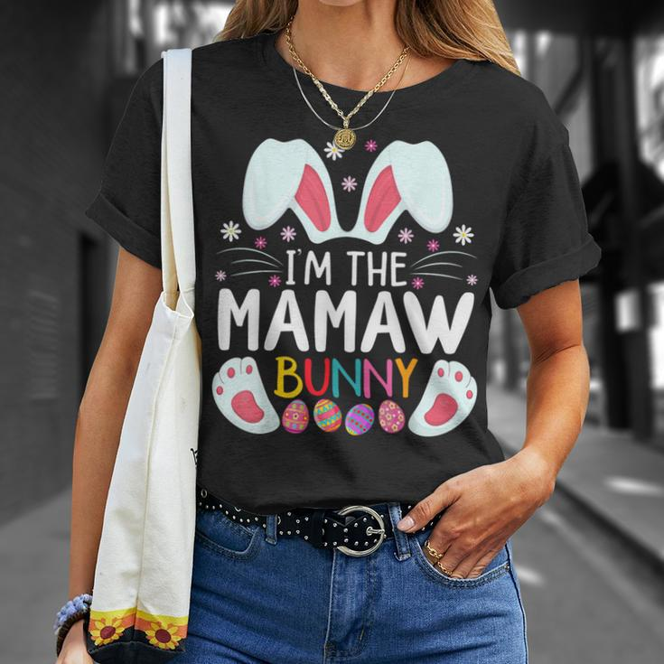 I'm The Mamaw Bunny Matching Family Easter Party T-Shirt Gifts for Her