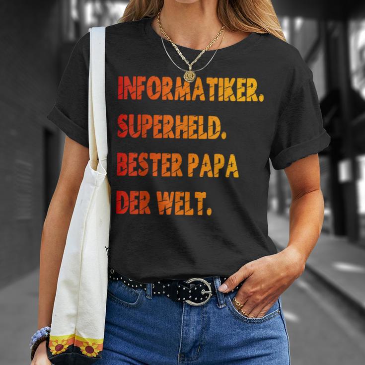 Informatiker Papa S T-Shirt Geschenke für Sie