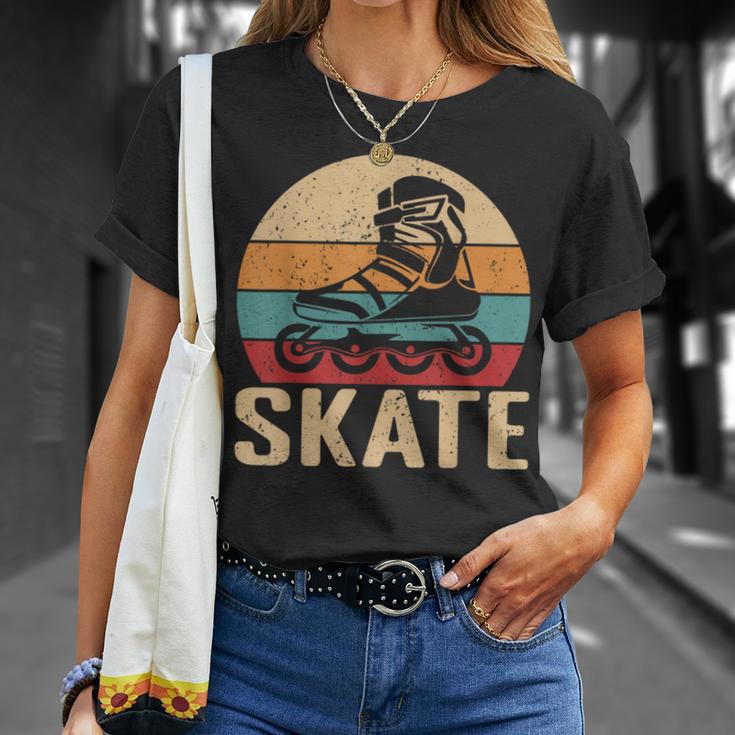 Inline Skater Retro Inline S T-Shirt Geschenke für Sie