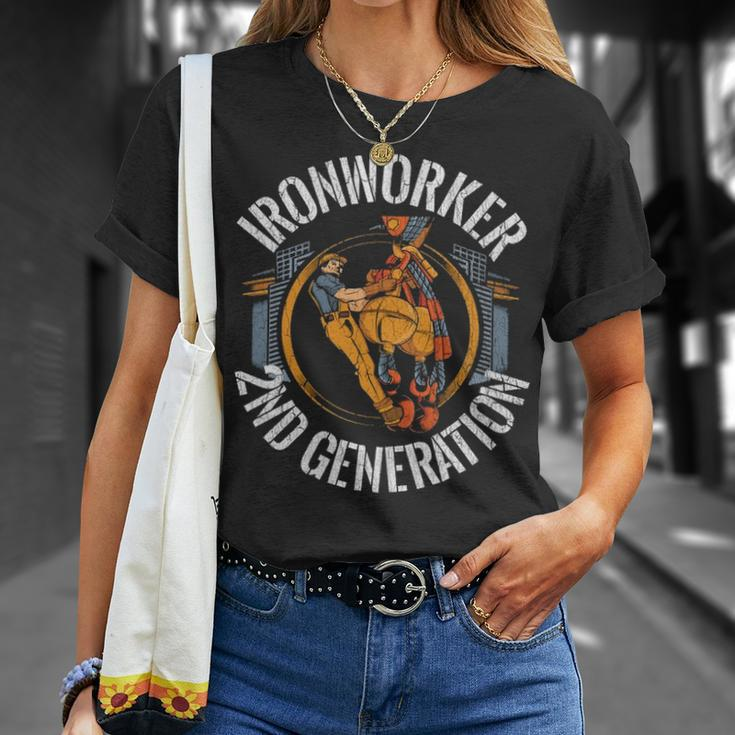 Ironworker 2Nd Generation Union Non Union Ironworker T-Shirt Gifts for Her