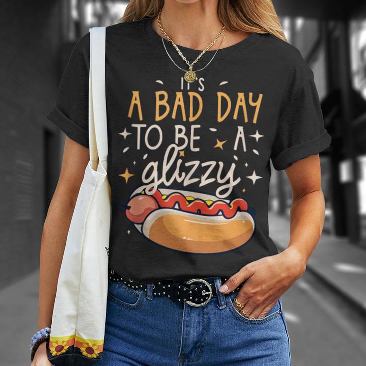 It's A Bad Day To Be A Glizzy Sausage Grill Hot Dog Master T-Shirt Gifts for Her