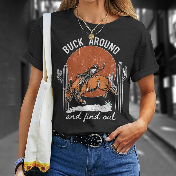 It's Cool To Be Cowboy Buck Around And Find Out T-Shirt Gifts for Her