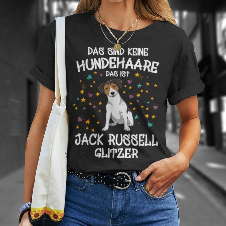 Jack Russell Glitter Dog Holder Dog T-Shirt Geschenke für Sie