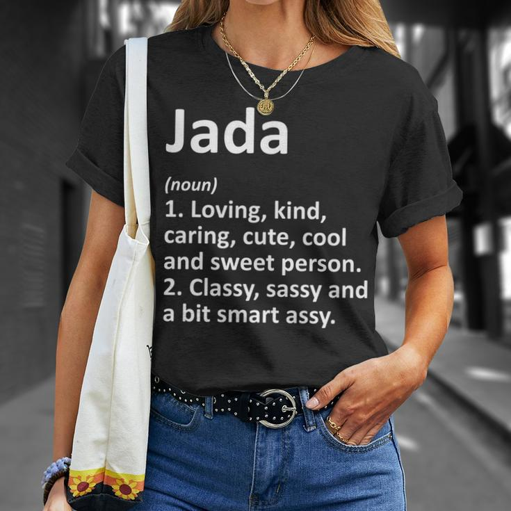 Jada Definition Personalized Name Birthday Idea T-Shirt Gifts for Her