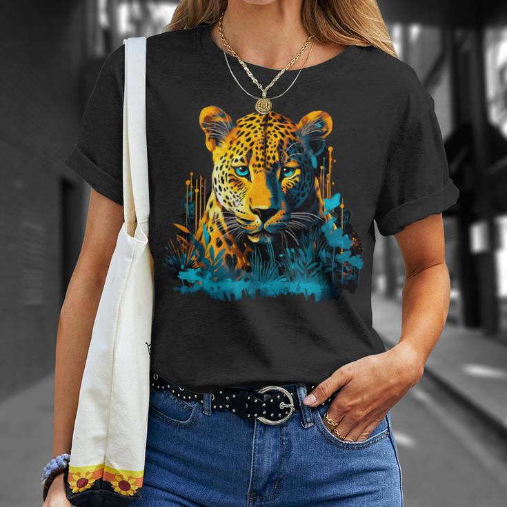 Jaguar Head Wildlife T-Shirt Gifts for Her