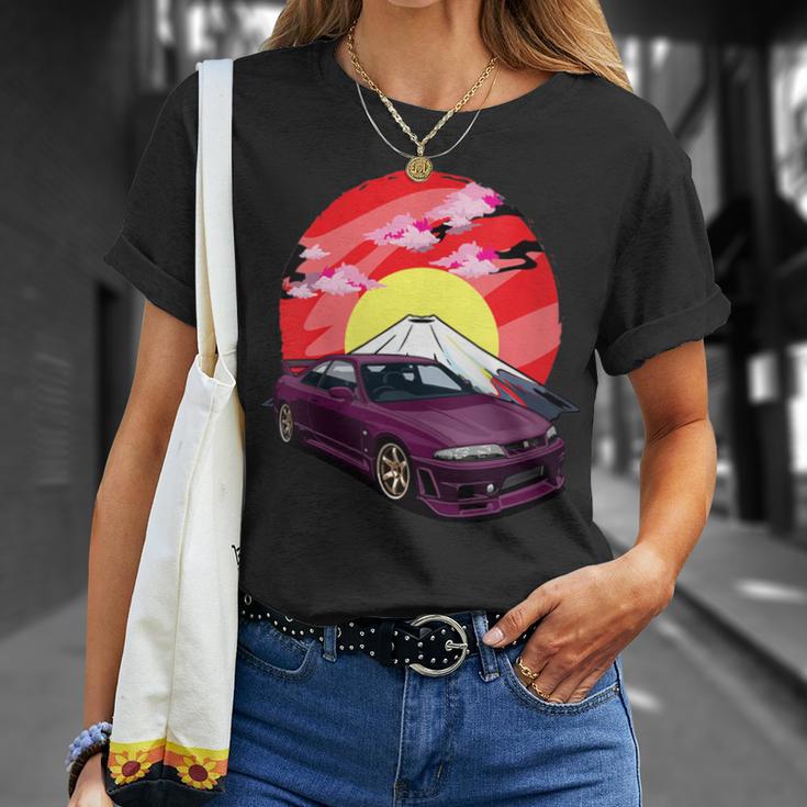 Jdm Skyline R33 Car Tuning Japan Fujiyama Drift T-Shirt Gifts for Her