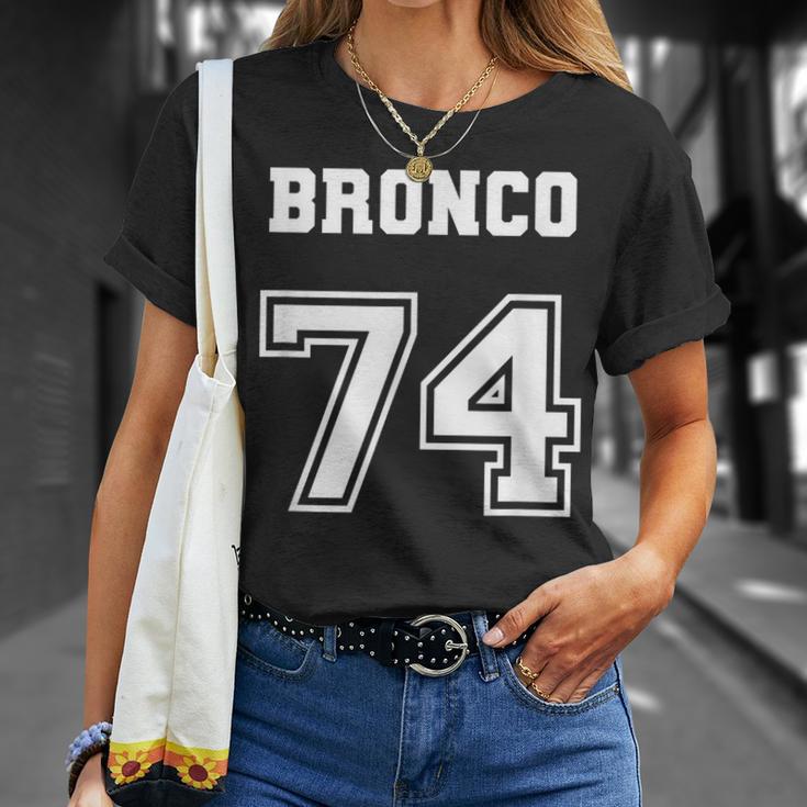 Jersey Style Bronco 74 1974 Old School Suv 4X4 Offroad Truck T-Shirt Gifts for Her