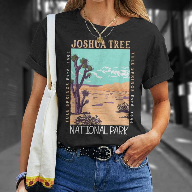 Joshua Tree National Park California Tule Springs Vintage T-Shirt Gifts for Her