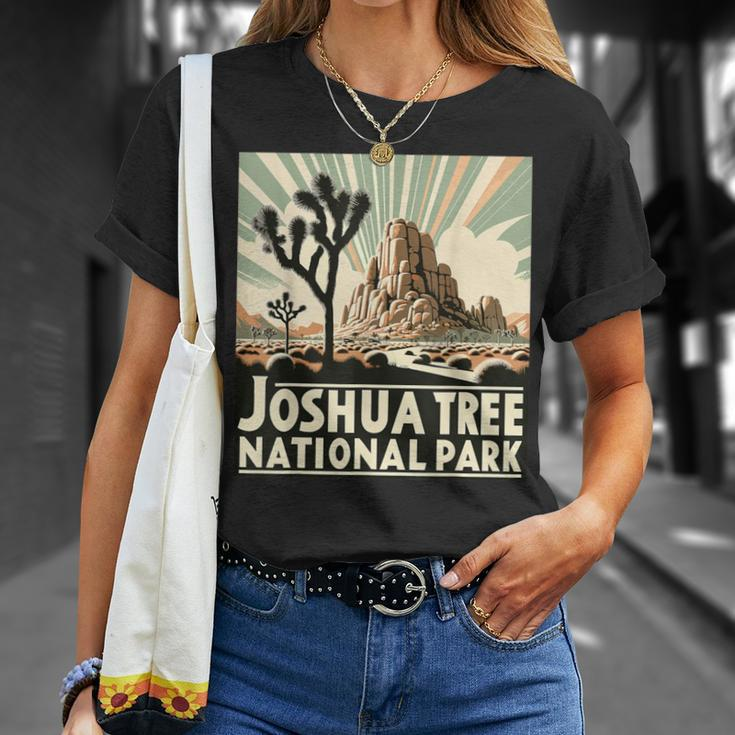 Joshua Tree National Park Vintage Hiking Camping Outdoor T-Shirt Gifts for Her