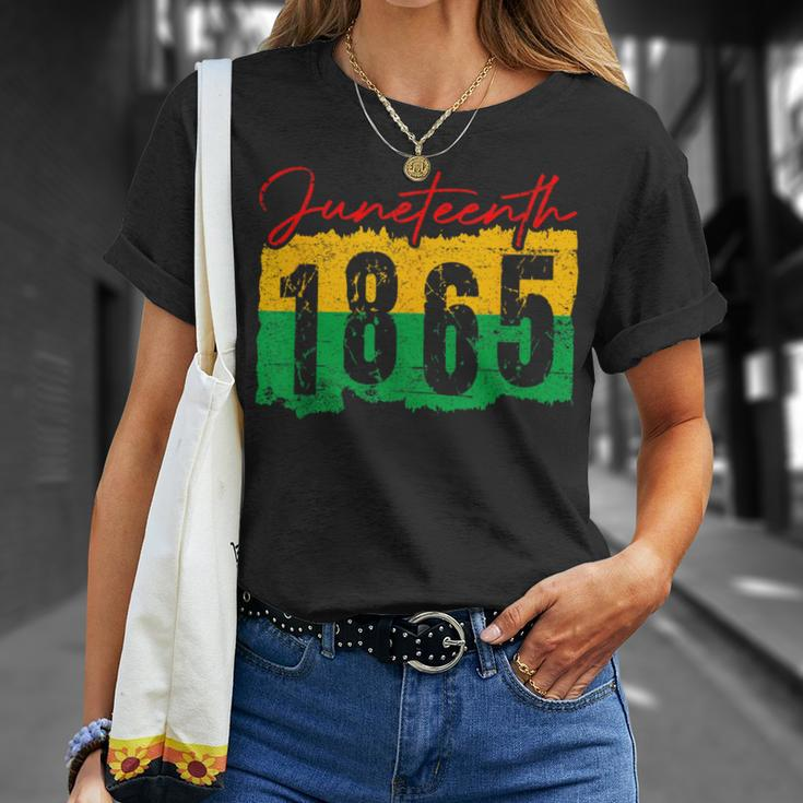 Junenth 1865 Emancipation Day Afican American Black Women T-Shirt Gifts for Her
