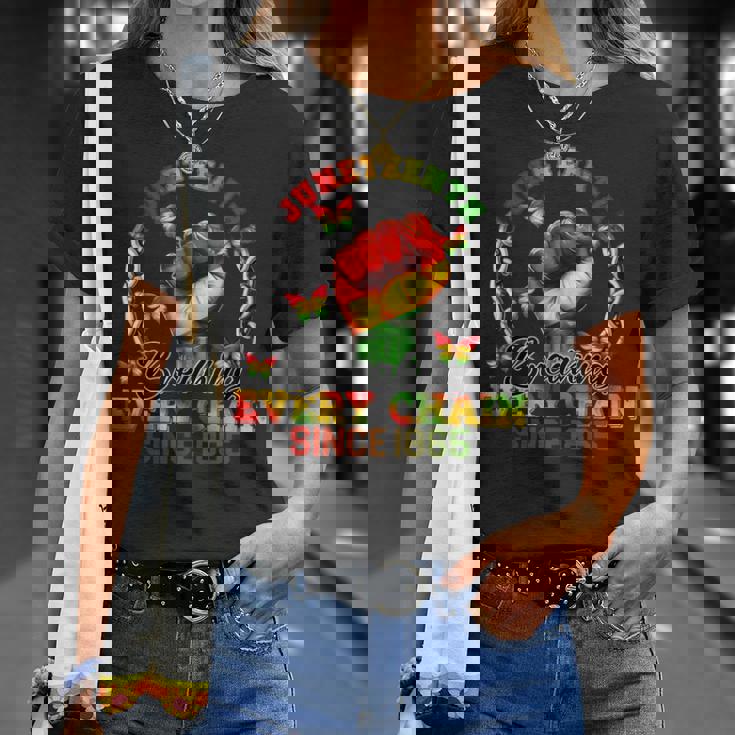 Junenth Breaking Every Chain Since 1865 Independence Day T-Shirt Gifts for Her