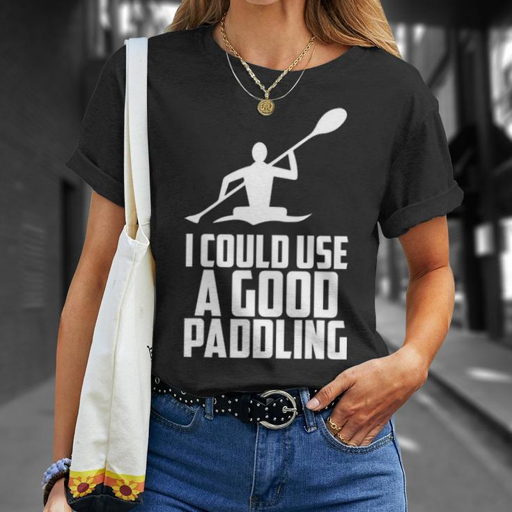 Kayak Canoe Accessories Supplies Boating Rafting T-Shirt Gifts for Her