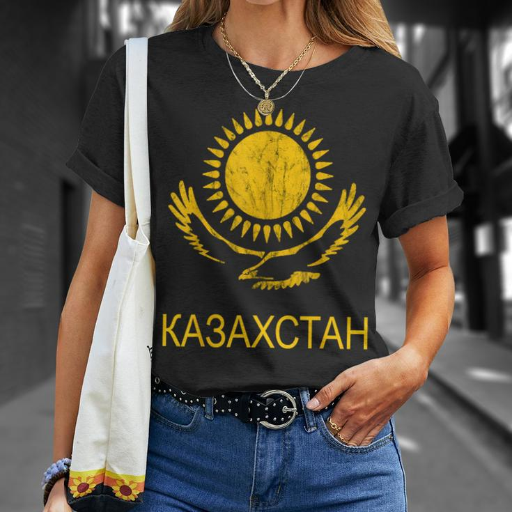 Kazakhstan Eagle Kazakh Pride Kazakh Kazakh T-Shirt Geschenke für Sie