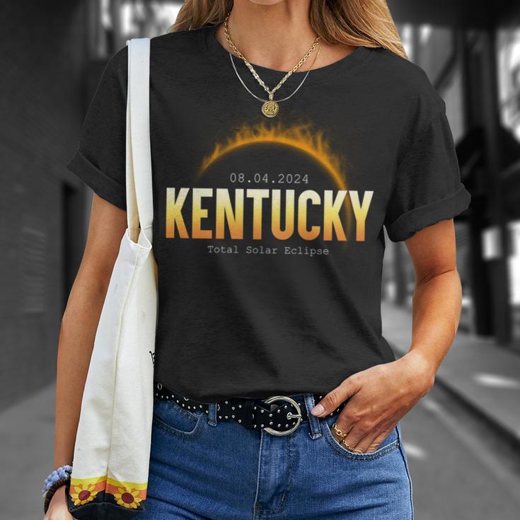 Kentucky Usa State Total Solar Eclipse Totality 8 April 2024 T-Shirt Gifts for Her