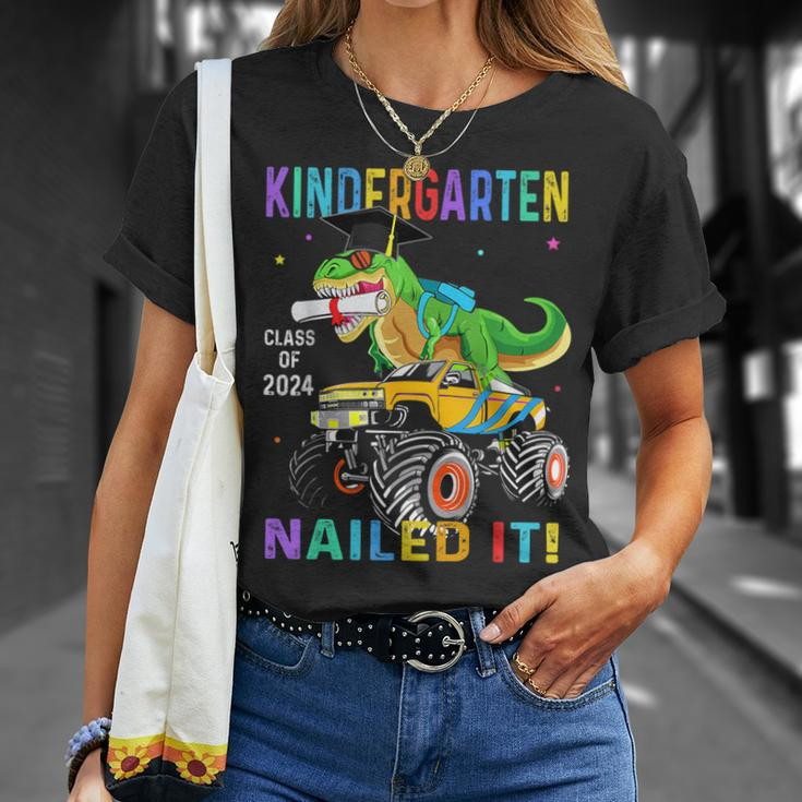 Kindergarten Graduation Class 2024 Graduate Dinosaur Boys T-Shirt Gifts for Her
