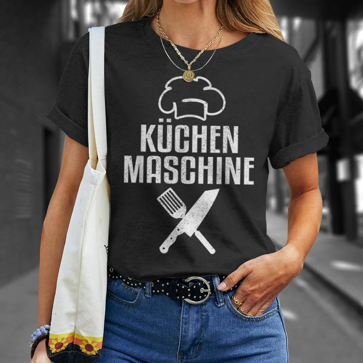 Kitchen Machine With Print For Chefs T-Shirt Geschenke für Sie