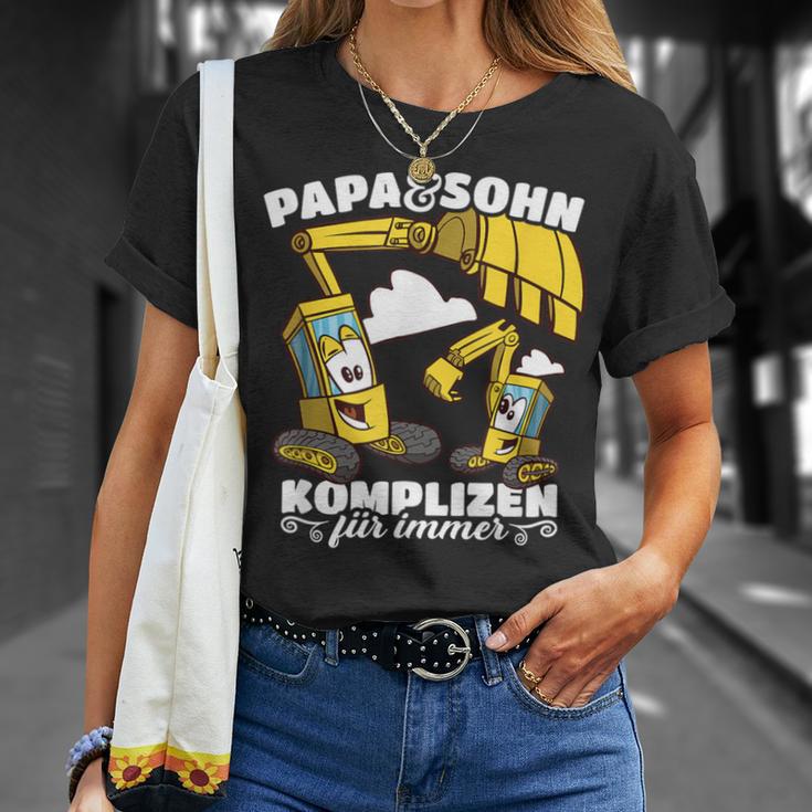 Komplizen Für Immer Digger Papa Und Son Partnerlook T-Shirt Geschenke für Sie