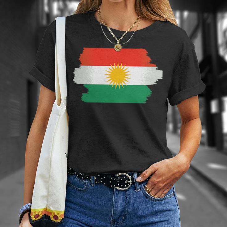 Kurdistan Flag Chest Kurdish Kurd T-Shirt Geschenke für Sie