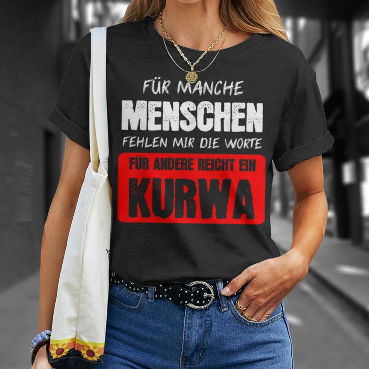 Kurwa Poland Pole Warsaw T-Shirt Geschenke für Sie