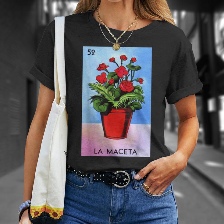 La Maceta Card Mexican Lottery Card T-Shirt Gifts for Her