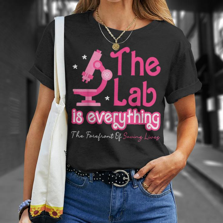 The Lab Is Everything Lab Week 2024 Medical Lab Science T-Shirt Gifts for Her
