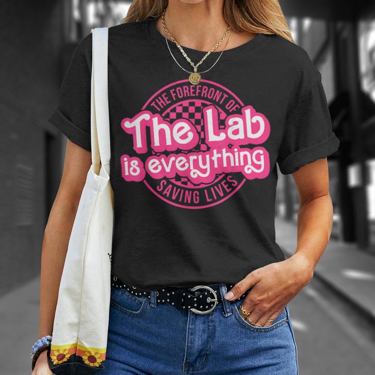 The Lab Is Everything Lab Week 2024 Phlebotomy Week Med Tech T-Shirt Gifts for Her