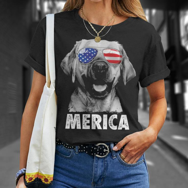 Labrador 4Th Of July Merica Sunglasses Men Usa American Flag T-Shirt Gifts for Her