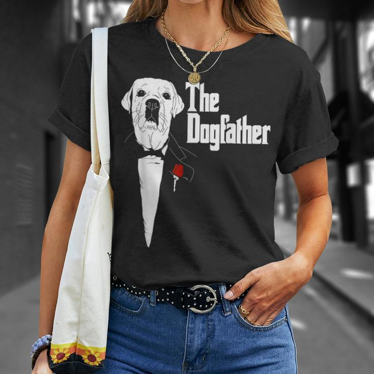 Labrador Retriever Dad The Dogfather Labrador Lab T-Shirt Gifts for Her
