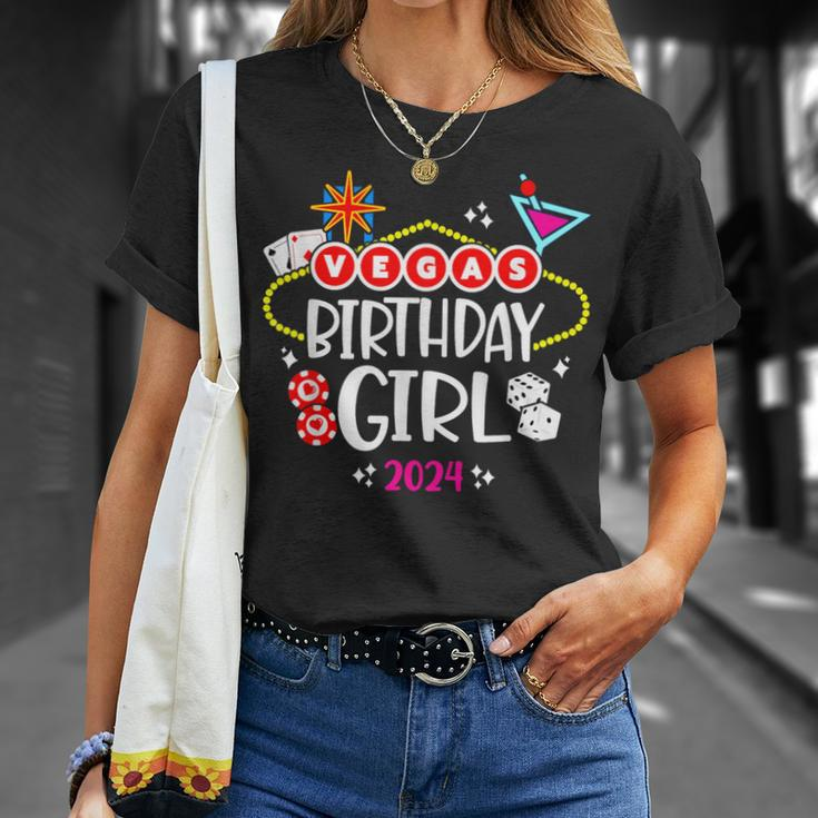 Las Vegas Birthday Vegas Girls Trip Vegas Birthday 2024 T-Shirt Gifts for Her