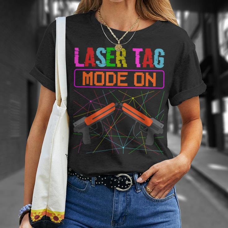Laser Tag Mode On Laser Tag Game Laser Gun Laser Tag T-Shirt Geschenke für Sie
