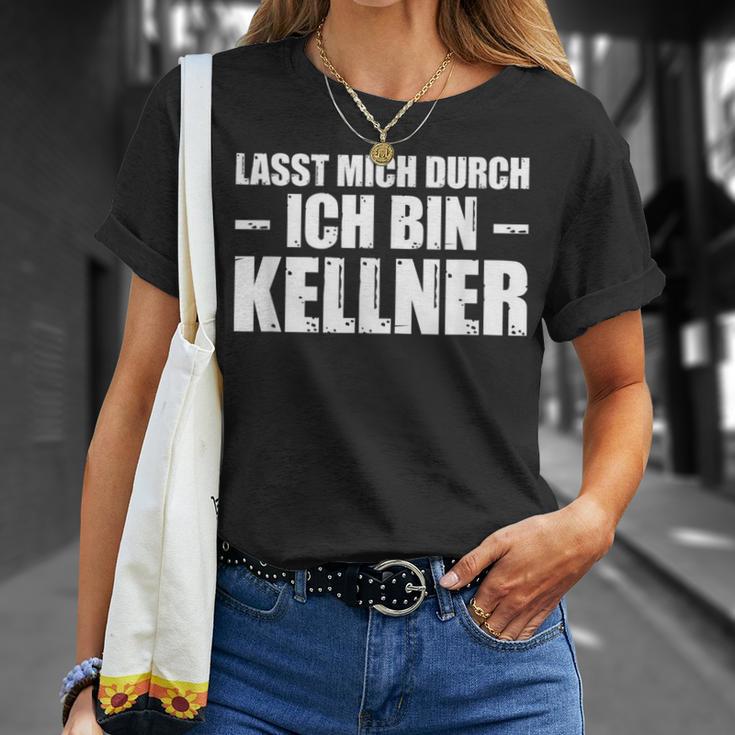 Lasst Mich Durch Ich Bin Kellner T-Shirt Geschenke für Sie