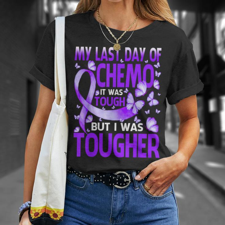 My Last Day Of Day Chemo Hodgkin's Lymphoma Awareness T-Shirt Gifts for Her
