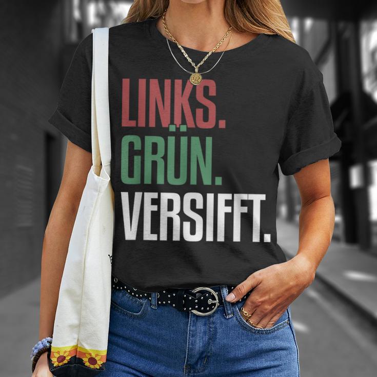 Left Green Versifft Ironic Anti-Rassism T-Shirt Geschenke für Sie